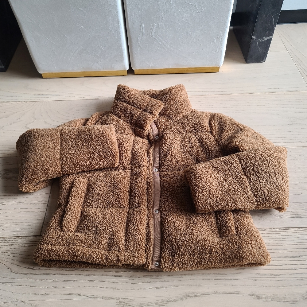 Abercrombie & Fitch teddy mini puffer